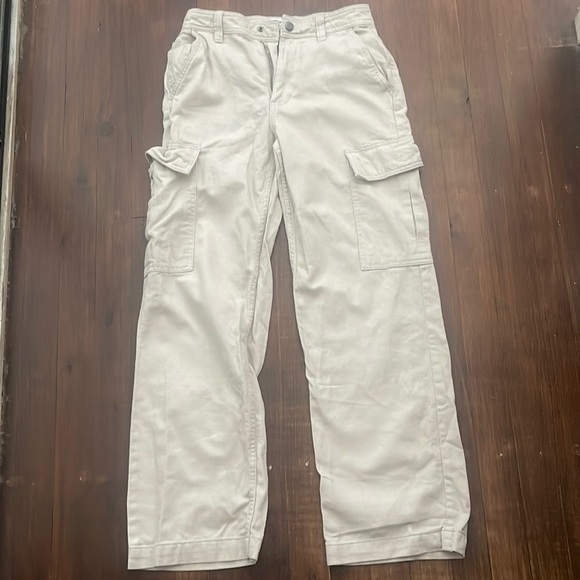 Cotton On Pants - cream cargo pants